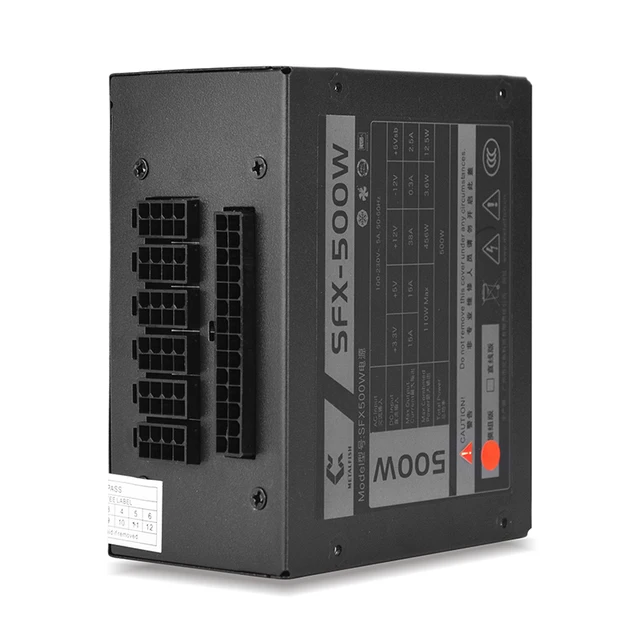 METALFISH SFX-500W FULLY-MODULAR SFX Power-Supply For Computer Mini PC / HTPC 3