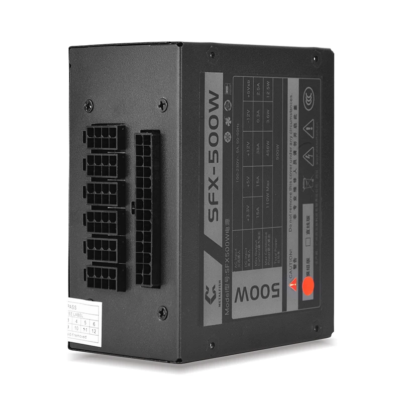 Fonte de Alimentação Sfx para Computador Metalfish Totalmente Modular Mini pc - Htpc Sfx-500w - Imagem 3