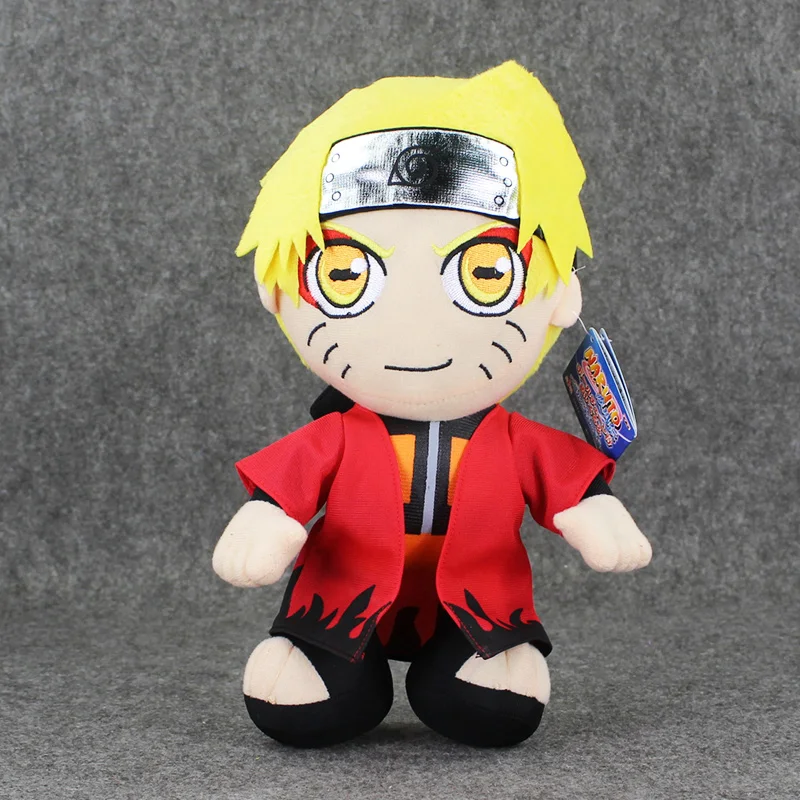 30 см Большой размер Наруто Shippuden плюшевые игрушки Uzumaki Наруто Sennin Mode Мягкая кукла
