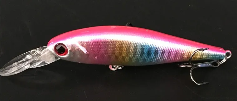 Color Приманка для рыбалки Minnow 0,5 м-2 м, жесткая приманка для дайвинга, 10 г/10 см, лот, 5 шт., искусственные приманки для ловли рыбы - Цвет: Color