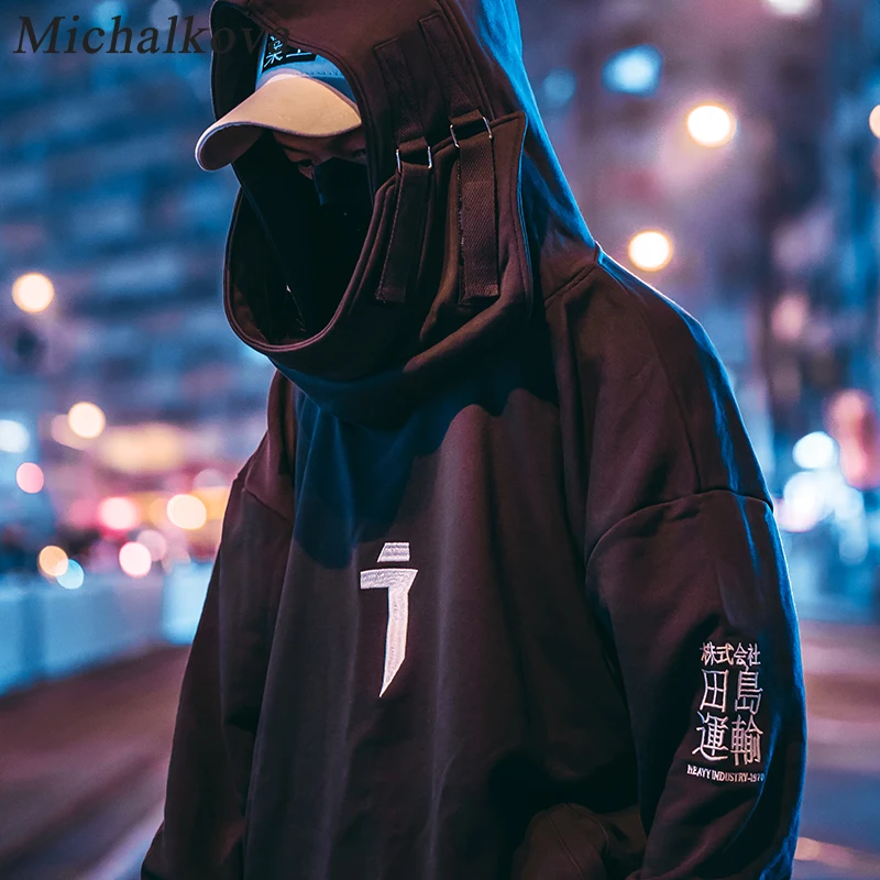 michalkova High neck Fish mouth Pullover japanese Sweatshirts Men/Women Hoodies oversize Streetwear Hip Hop Harajuku Male Tops michalkova High neck Fish mouth Pullover japanese Sweatshirts Men/Women Hoodies oversize Streetwear Hip Hop Harajuku Male Tops