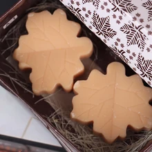 2 шт ручной работы, подарок на день Святого Валентина, на свадьбу, креативный дизайн кленового листа, мыло для ванны, украшение для свадебной вечеринки