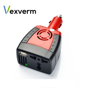 Автомобильный инвертор 220 вт, 12 в постоянного тока до 110 в/0,5 в переменного тока, источник питания, инвертор, адаптер с портом зарядного устройства USB/а - изображение