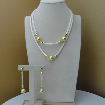 

Yuminglai 24K Superior Quality African Elegant Simple Design Jewelry Set For Women FHK9252