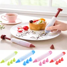 Silicone Food Pen Chocolate Decorating Tools Writing Cake Mold Cream Cup Cookie Icing Piping Pastry Nozzles Kitchen Accessories