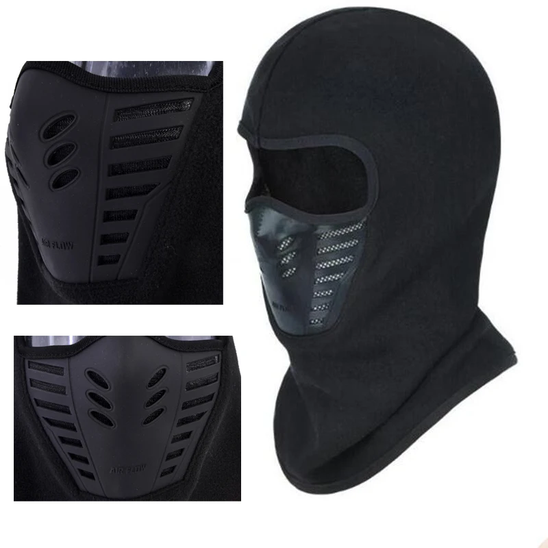 

Outdoor Sports Neck Motorcycle Face Mask Winter Warm Ski Snowboard Cycling Balaclavas Face Mask Wind Cap Knitted