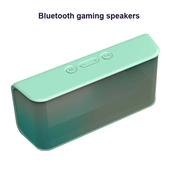 

Portable Bluetooth Speaker Wireless Subwoofer Gaming Sound System 3D Stereo Music Surround For Mobile Phone Computer TFCard