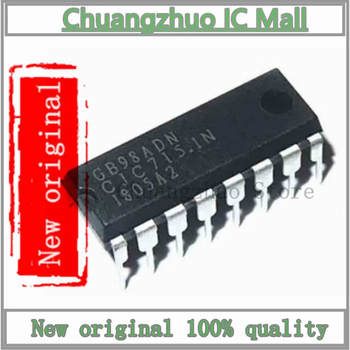 1 unids/lote, GB98ADN, DIP-16 GB98, Chip IC, nuevo, original