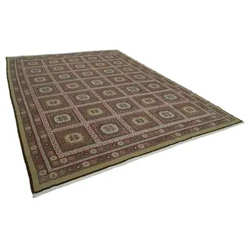 

275x360 Cm Red Handmade Oushak Rug-9x12 Ft