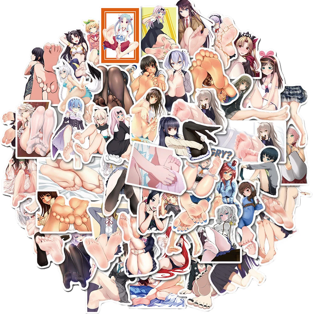 

10/30/50PCS Anime Hentai Sexy Pinup Bunny Girl Waifu Decal Stickers Suitcase Laptop Car Truck Waterproof Car Sticker Toys Gift