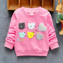 Новое поступление свитеров для маленьких девочек детские толстовки с капюшоном на зиму, весну и осень свитер для девочек