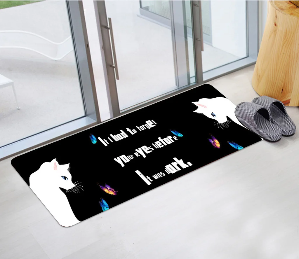 Long Kitchen Mat Bath Carpet Floor Mat Home Entrance Doormat Tapete Absorbent Bedroom Living Room Floor Mats Modern Kitchen Rugs - Color: 25