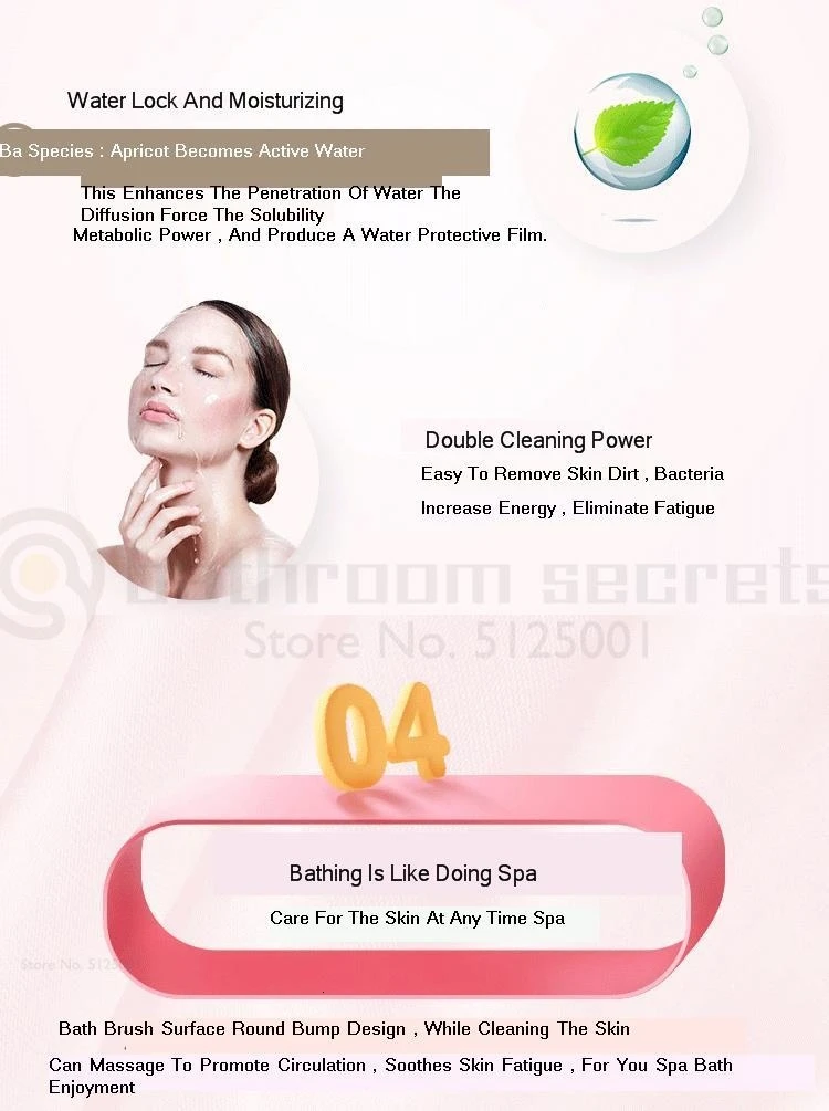 Sonic Electric Bath Brush Vibration Massage Silicone Bath Long Handle Soft Brush Bath Back Artifact Skin Brush
