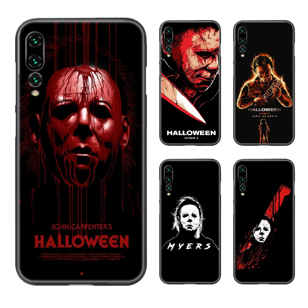 Чехол для телефона с изображением фильма ужасов из The Curse Of Michael Myers корпус Huawei P8 P9