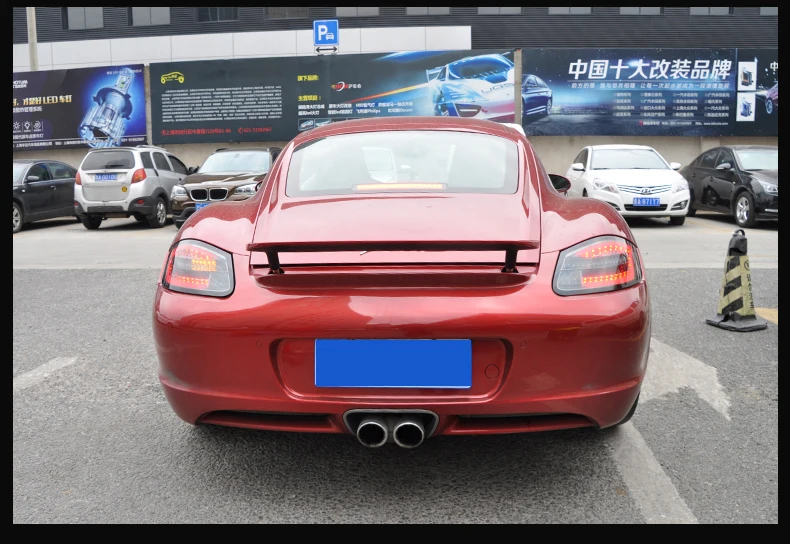 Задний фонарь для автомобиля Porsche Cayman 987 2005-2008 светодиодный задние фары, противотуманные фары Дневные ходовые огни DRL Тюнинг автомобилей Автомобильные аксессуары