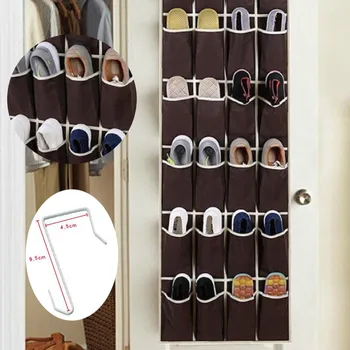 

Wall-mounted Hanging Bag Underwear Organizer 1PC 24 Durable Pockets Hanging Storage Bag Bra Sock Organiser M#25