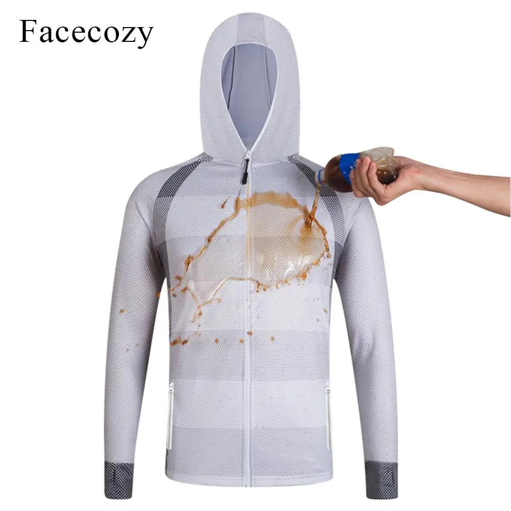 Facecozy 2019 водоотталкивающие рыболовные куртки мужские летние дышащие