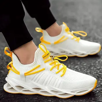 

Marlisasa male cool high quality lace up comfort anti skid trainers men casual black autumn mesh breathable shoes zapatos m08