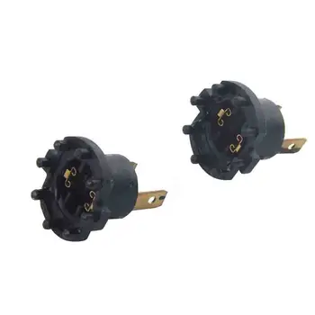 

1 Pair Car Headlamp Socket H7 Globe Bulb Holder Replacement for Mazda 2 DE 3 323 BK BJ B28V510A3 12V