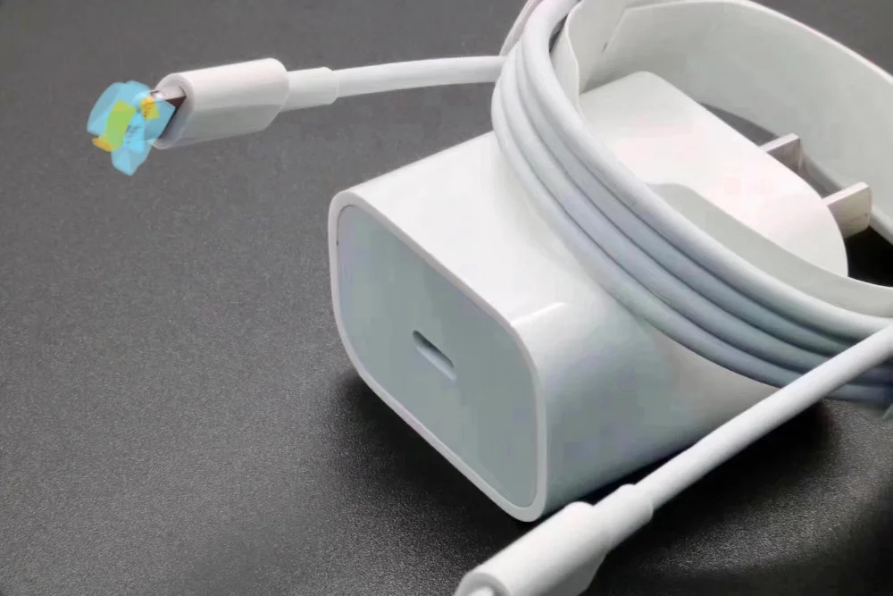 100 шт./лот 18 Вт USB C адаптер питания TYPE-C PD зарядное устройство для iPhone 11 pro Max PD кабель Usb c до 8 pin для iPnone 11 pro Max