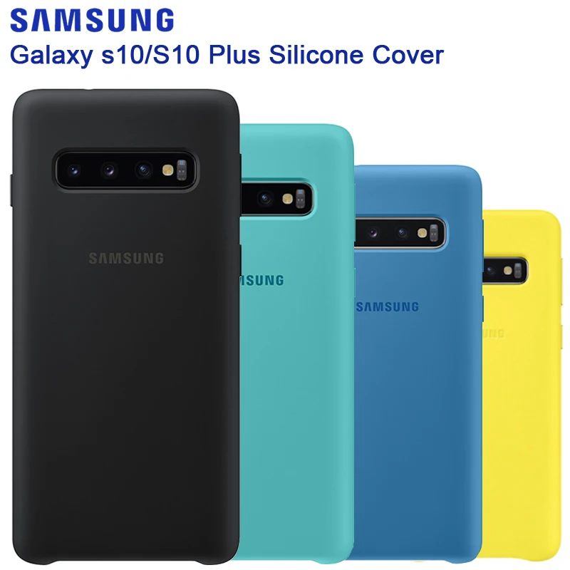 simpatía Desviarse Contador Funda de silicona suave oficial para Samsung Galaxy S10 X SM-G9730 S10 + S10  Plus, carcasa trasera de SM-G9750 _ - AliExpress Mobile