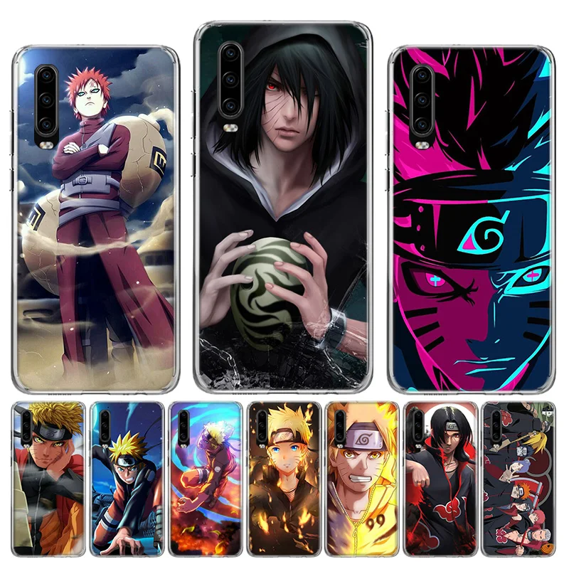 Цветной Мягкий ТПУ чехол Akatsuki с логотипом Наруто для Huawei Honor 10 9 lite P Smart Z Plus 2018 8S 8X Y5