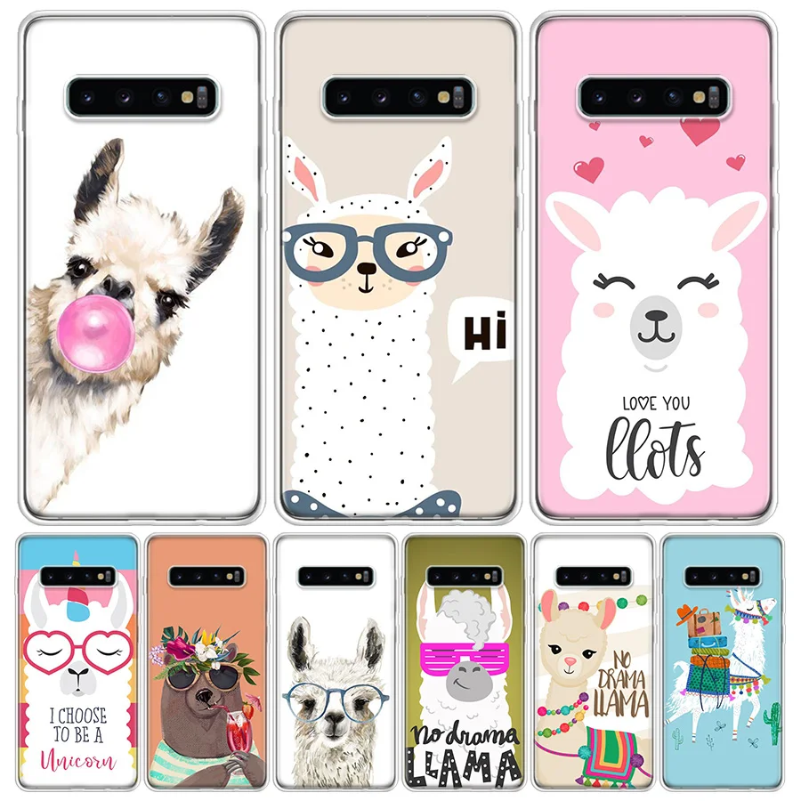 Чехол для телефона Lama Llama Alpacas Samsung Galaxy S10 S20 Ultra Lite Note 10 9 8 S9 S8 J4 J6 J8 Plus + Pro S7 Coque