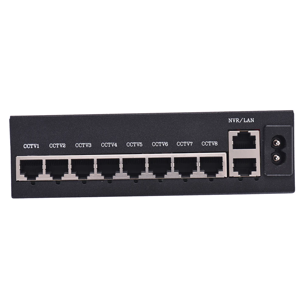 NF1008 коммутатор питания через Ethernet 8 портов Ethernet Порты и разъёмы 2 канала связи Ethernet Порты и разъёмы 1,6 Гбит/с IEEE 802.3at Мощность Over Ethernet 10/100 Мбит/с переключатель Мощность адаптер
