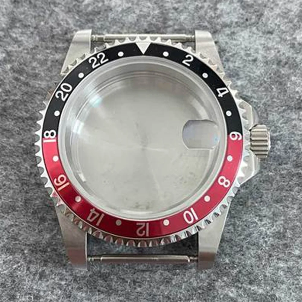 Watch Case 39.5mm Retro Magnifying Glass Sapphire Oneway