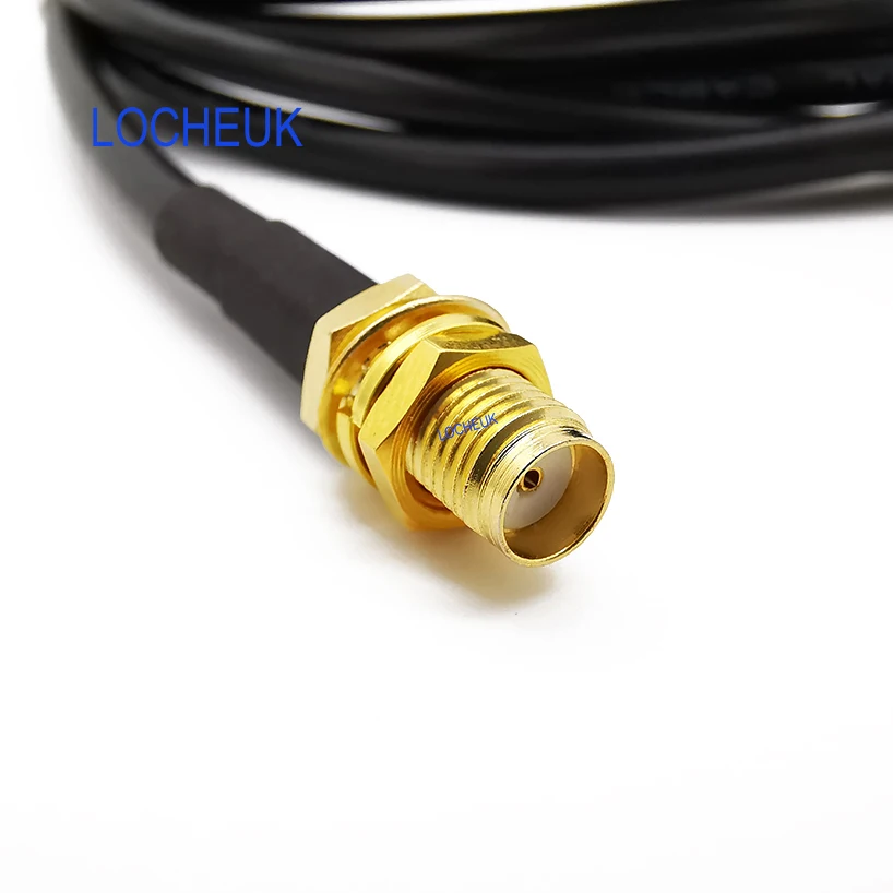 RF LMR200 кабель антенный Удлинитель SMA штекер SMA женский Джек коаксиальный LMR200 отрезок провода разъем 1 м 2 м 3 м 5 м 8 м 10 м 15 м