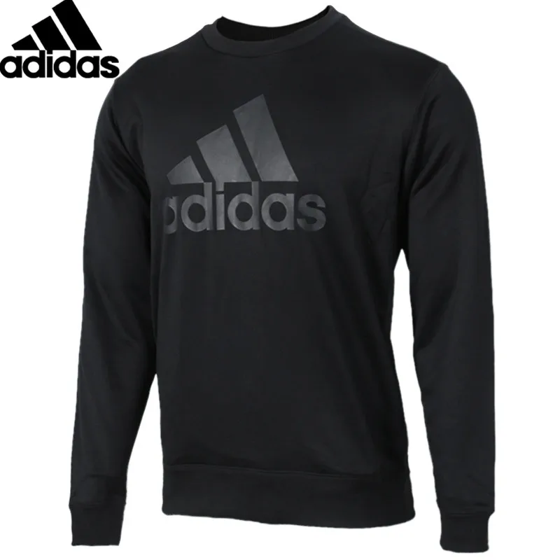 

Original Adidas 100% polyester fiber ESS LIN P/O FT Men's Pullover Hoodies black Sportswear