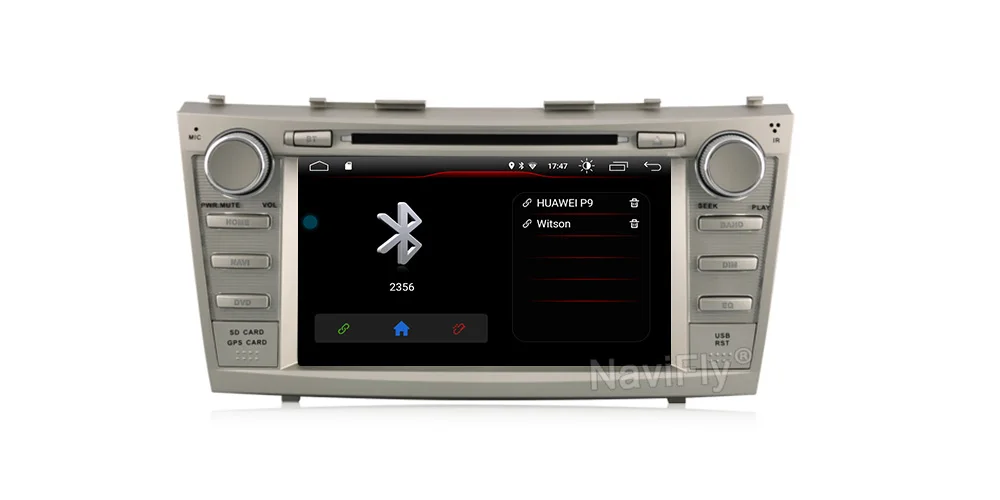 NaviFly Android 9,0 8 дюймов 2Din автомобильный DVD мультимедийный плеер для TOYOTA CAMRY 2007-2011 gps навигация Поддержка wifi 4G BT