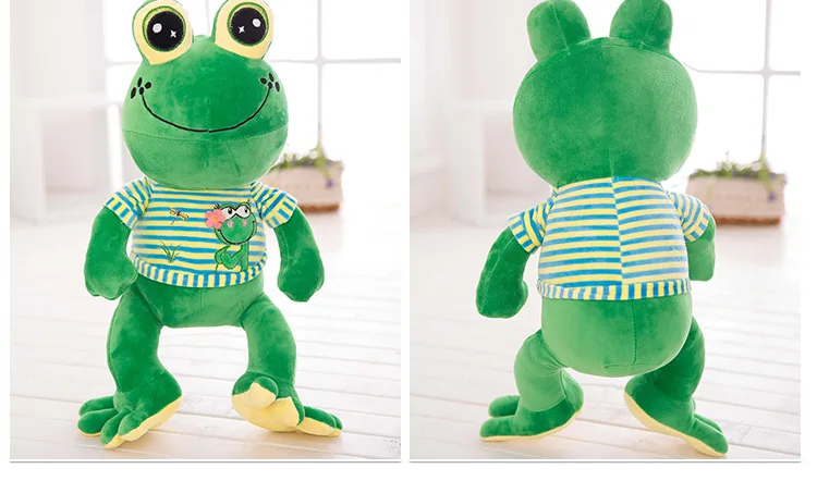 Creative Frog Prince Stuffed Toy Big Eyes Frog Pillow Children Gift