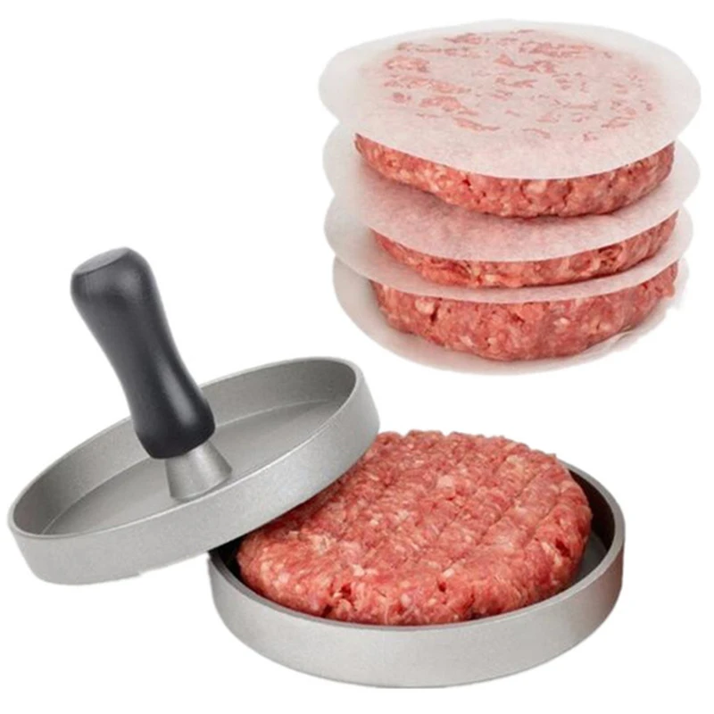 Антипригарный гамбургер пресс производитель говядины бургер форма для гриля пирожки делая пресс производитель алюминиевый домашний идеальный