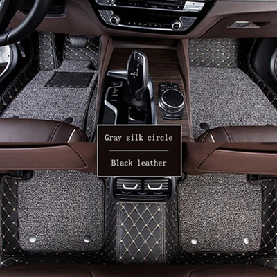 MSUEFKD автомобильные коврики для Cadillac все модели ATS CT6 CTS SRX ATSL SLS XTS автомобильные аксессуары автомобильный коврик чехлы - Название цвета: Black rice line