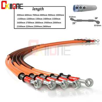 

For KTM 65 85 105 SX/XC 125SX XC-W 144SX 150SX XC XC-W 200 EXCUniversal Motorcycle Dirt bike Brake Hose Clutch Oil Pipe