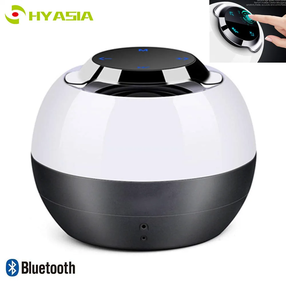 HYASIA HIFI цветной светодиодный bluetooth-динамик беспроводной портативный динамик для открытого воздуха сабвуфер Bluetooth сабвуфер с сенсорным управлением Поддержка TF