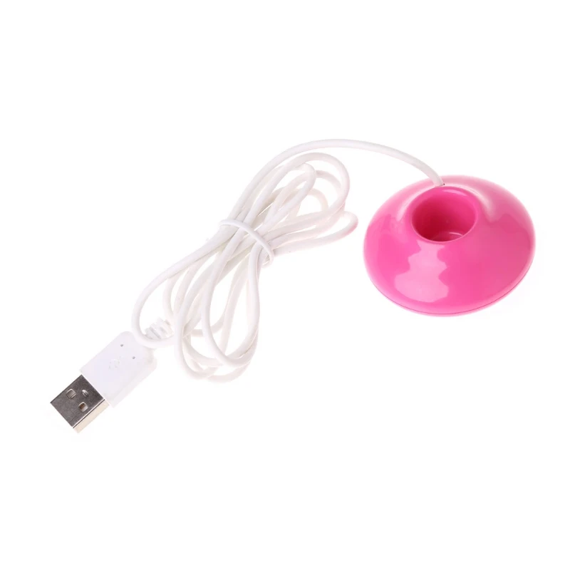 pink ELOOLE Мини Портативный UFO увлажнитель воздуха USB распылитель для ароматерапии тумана освежитель воздуха Fogger для дома и автомобиля - Цвет: pink