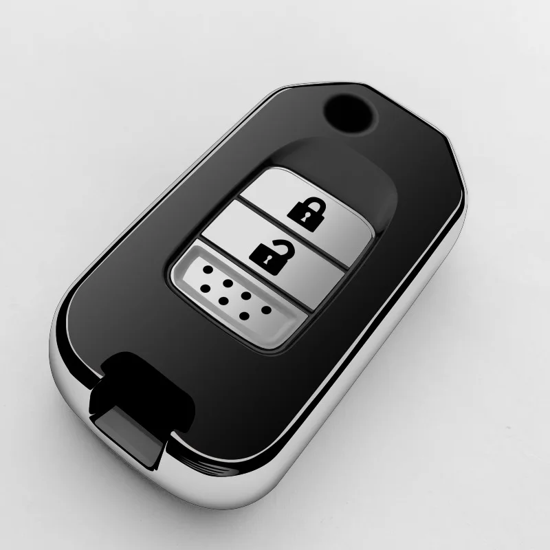 TPU высокого качества + АБС-пластик Автомобильный ключ крышка чехол для Хонда