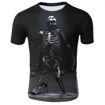 

2020 skull T-shirt men's skull T-shirt punk rock T-shirt gun T-shirt 3D printed T-shirt retro Gothic men's summer top