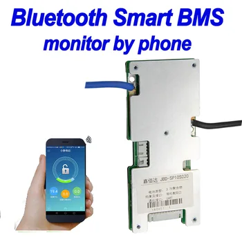 

Smart Bluetooth BMS 16S 30A 40A 50A 60A 60V lithium ion li ion 48v lifepo4 battery protection board display with phone App