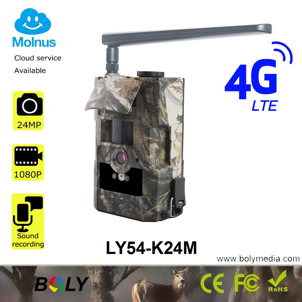 Охотничья камера 4g BolyGuard бесплатное Облачное обслуживание 90ft фото ловушка 24MP 1080p сотовый Трейл камера Поддержка 4G3G2G