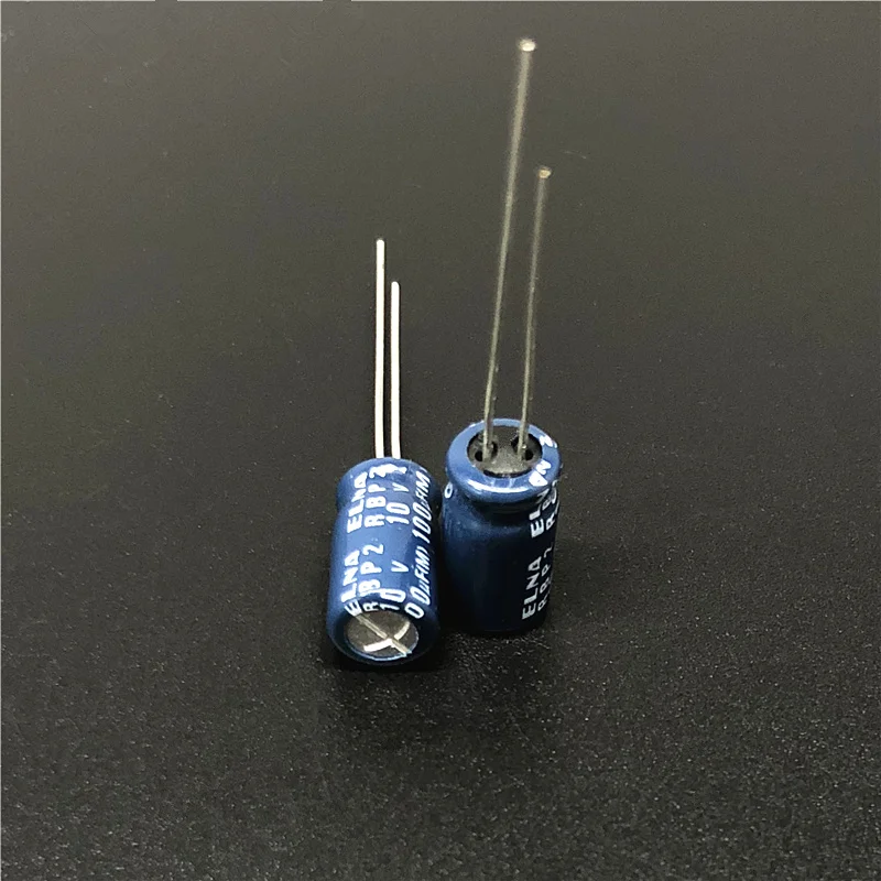 100 шт. 100 мкФ 10V ELNA Япония R2B серии 6,3x11 мм 10V100uF RBP2 биполярные аудио конденсатор с алюминиевой крышкой