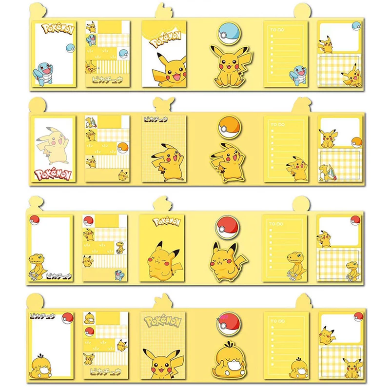 INS Покемон Пикачу канцелярская бумага с милыми мультяшными героями Стикеры для