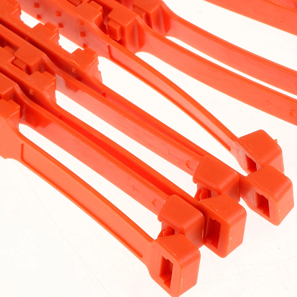 10 PCS Snow Tire Chain Anti-slip Chains For Car Truck SUV Emergency Security Winter Driving,Adjustable Zip-tie