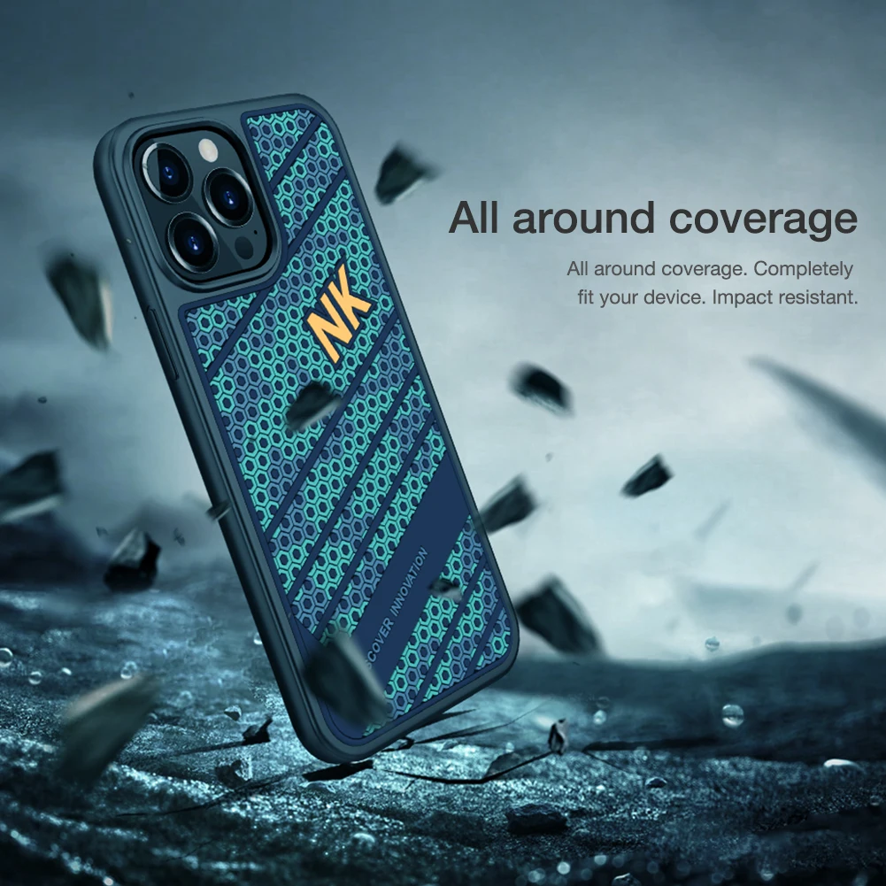 NILLKIN Striker Case For iPhone 13 3D Texture TPU Silicone Soft Back Covers For iPhone 13 Pro Max Fashion Sports Phone Cases apple 13 case