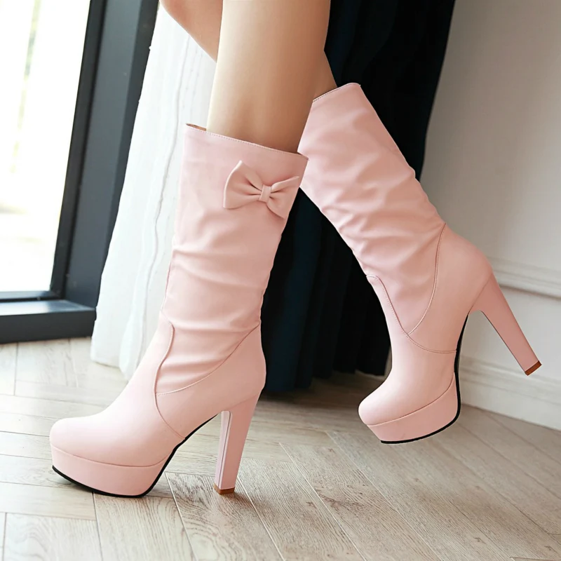 thick heeled heels