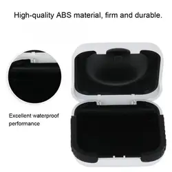 Portable Hearing Aid Case Compact Sturdy Storage Box Holder Organizer Waterproof Case Protect Storage Box Protect Hearing Aids