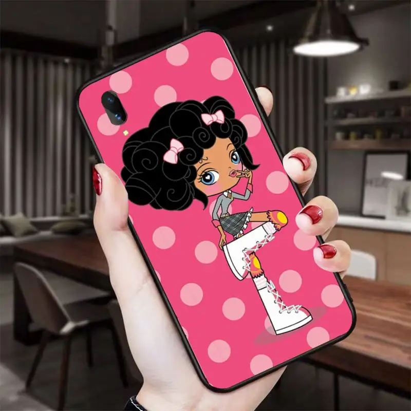 CUTEWANAN мультфильм Kuu Harajuku мягкий силиконовый черный чехол для телефона Vivo Y91c Y17 Y51 Y67