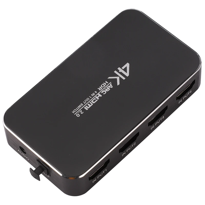 HDMI переключатель 2 0 4K 60 Гц HDR сплиттер 4 в 1 выход аудио экстрактор ARC & IR управление